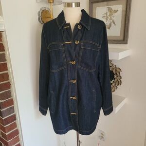 Cabi Denim Button-Up Women's Jacket Size Large